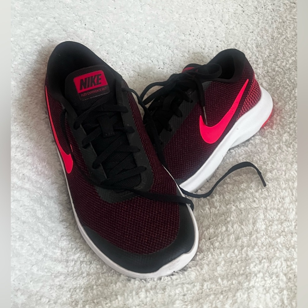 Nike Black and Pink Sneakers